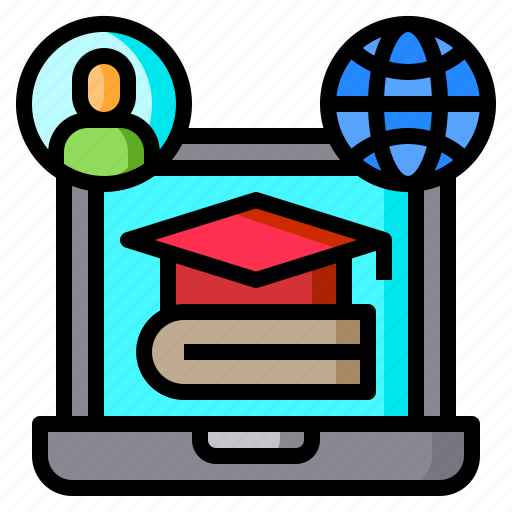 Book, education, global, laptop, people, worldwide icon - Download on Iconfinder