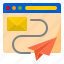 email, envelope, letter, message, send 