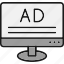 ad, digital, lcd, marketing, screen 