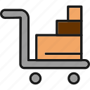 box, buy, cargo, cart, delivery, product