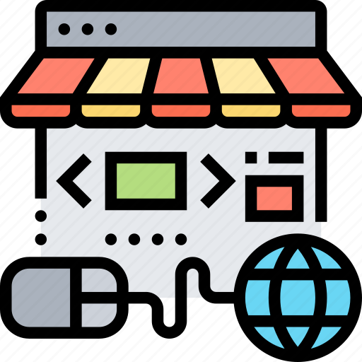 Storefront, online, shop, sale, business icon - Download on Iconfinder
