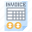 bill, invoice, payment, receipt, ticket 