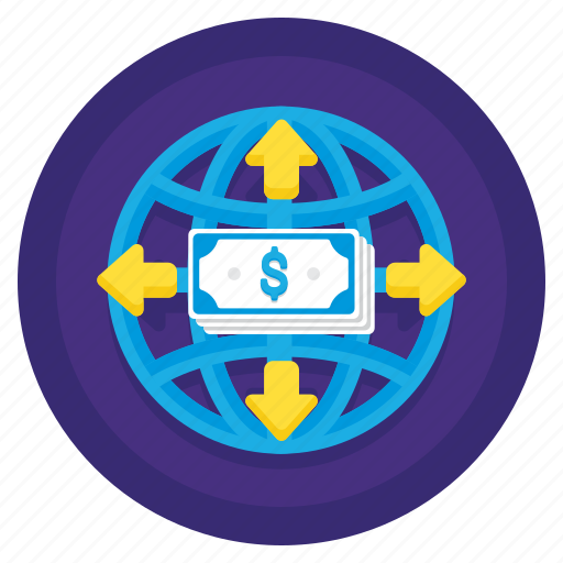 Global, money, overseas, send, transfer icon - Download on Iconfinder