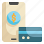 online, credit, card, cash, shopping, internet, payment icon 