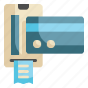 receipt, online, credit, shopping, internet, payment icon