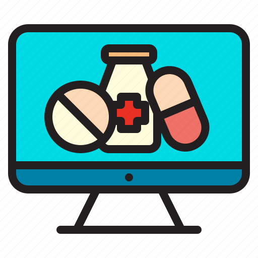 Online, pharmacy, medicine, healthcare, web, internet icon - Download on Iconfinder