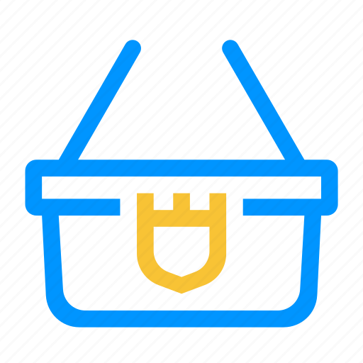 Basket, cart, ecommerce, protection, shopping icon - Download on Iconfinder