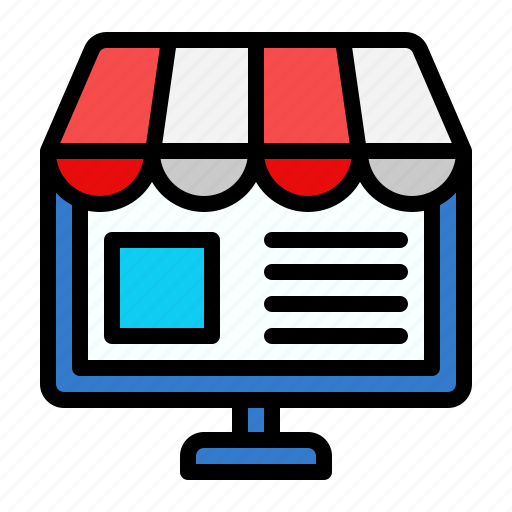 Desktop, online, store, shopping, ecommerce, shop, cart icon - Download on Iconfinder