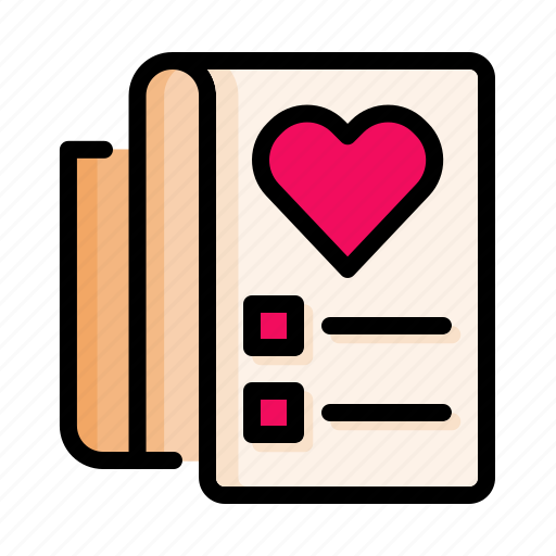 Wishlist, favorite, heart, bookmark icon - Download on Iconfinder