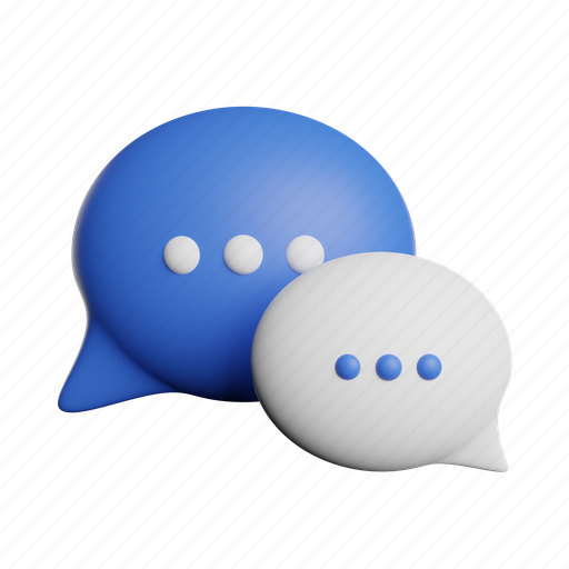 Buble, speech 3D illustration - Download on Iconfinder