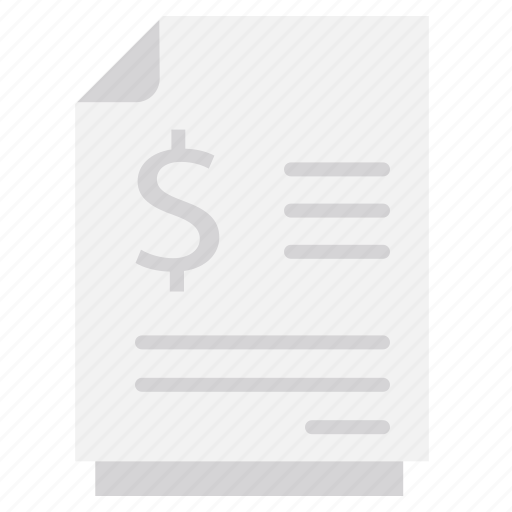 Bill, billing, bond, cost, invoice icon - Download on Iconfinder