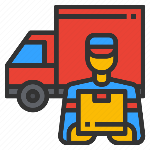 Delivery, truck, move, commerce, shop, transportation, online icon - Download on Iconfinder
