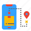 location, food, delivery, pointer, map, place, pin, smartphone 