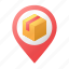 shipping, location, map, pin, pointer 