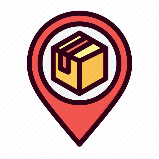 Shipping, location, map, pin icon - Download on Iconfinder