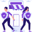 protected, shield, protect, shop, shopping, ecommerce, safe 