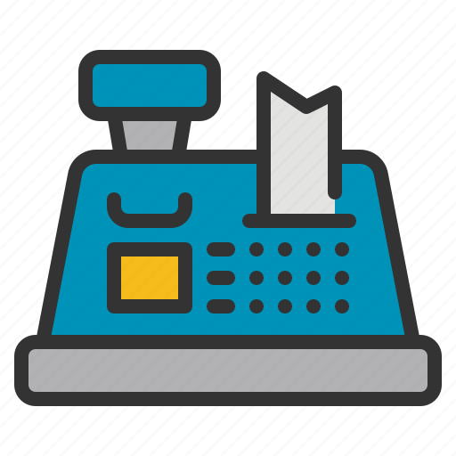 Cashier, machine, money, payment, online, shopping icon - Download on Iconfinder