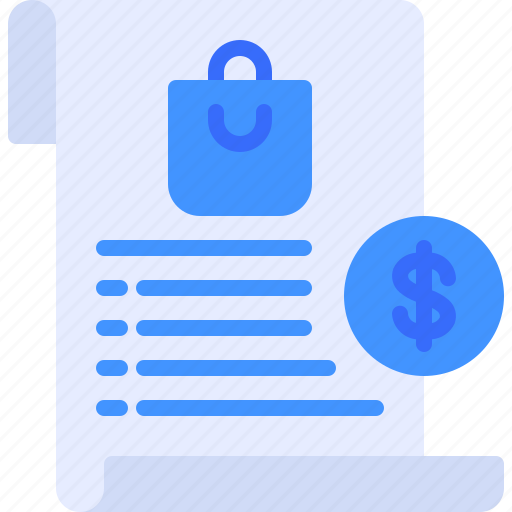 Bill, receipt, invoice, commerce, payment icon - Download on Iconfinder