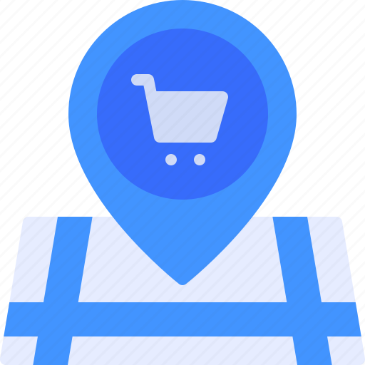 Map, shopping, placeholder, navigation, location icon - Download on Iconfinder
