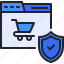 online, store, shield, ecommerce, website, security 