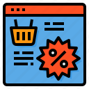 basket, browser, discount, online, shopping