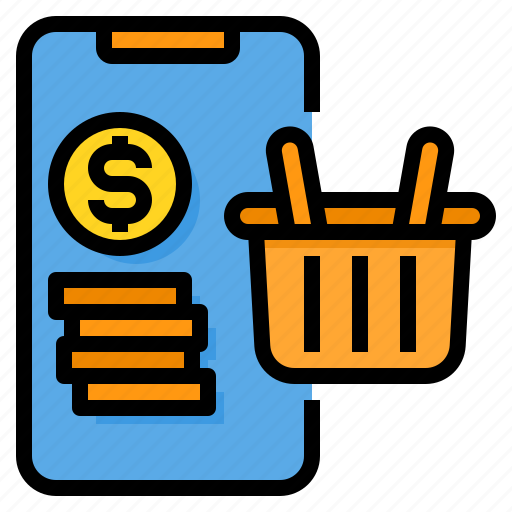 Basket, online, payment, shopping, smartphone icon - Download on Iconfinder