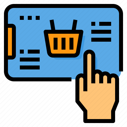 Basket, hand, online, order, phone, shopping, smart icon - Download on Iconfinder