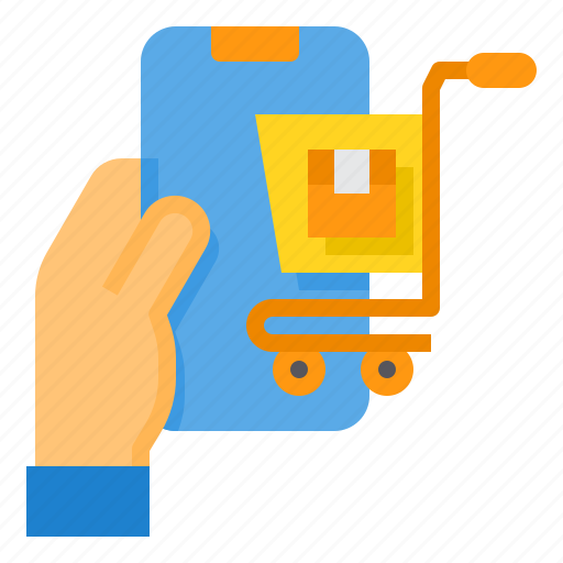 Cart, mobile, online, shopping, smartphone icon - Download on Iconfinder