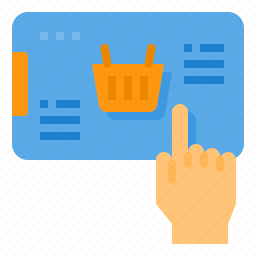 Basket, hand, online, order, phone, shopping, smart icon - Download on Iconfinder