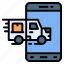 mobile, shipping, delivery, service, order, online, transport, cargo, box 