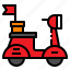 delivery, logistic, motocycle, scooter, transfer 