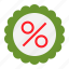 badge, business, discount, online, percent, shopping 