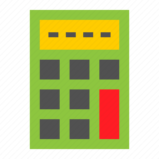 Business Calculate Calculator Online Shopping Icon