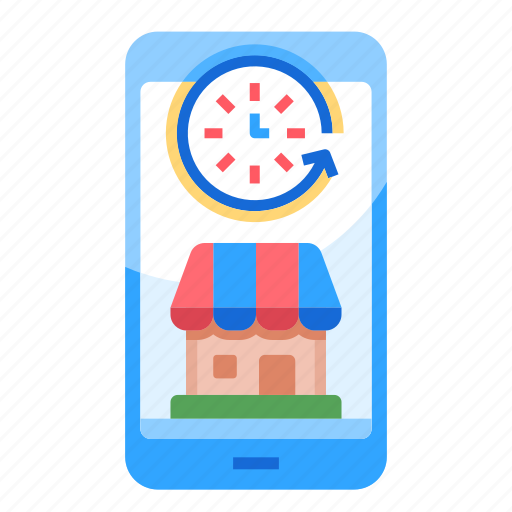 Online, store, active, service, 24 hours, smartphone, application icon - Download on Iconfinder