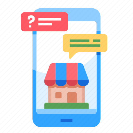 Online store, customer, service, 24 hours, smartphone, application, message icon - Download on Iconfinder