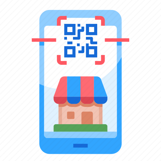 Qr code, store, scan, smartphone, payment, cashless, e-commerce icon - Download on Iconfinder
