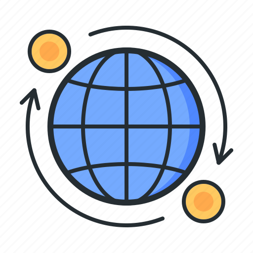 Planet, global, online, international business icon - Download on Iconfinder