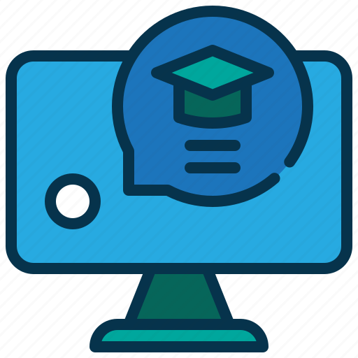 Education, hat, graduate, learning, online icon - Download on Iconfinder