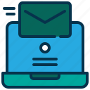 envelope, message, sending, contact, online