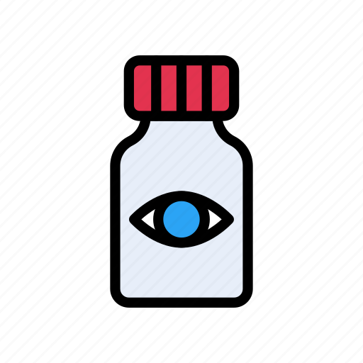Bottle, eye, injection, ophthalmology, pharmacy icon - Download on Iconfinder