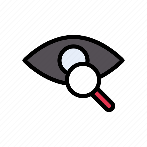 Checkup, eye, glass, ophthalmology, search icon - Download on Iconfinder