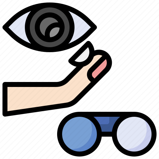 Contact, lens, ophthalmology, healthcare, medical, optical icon - Download on Iconfinder