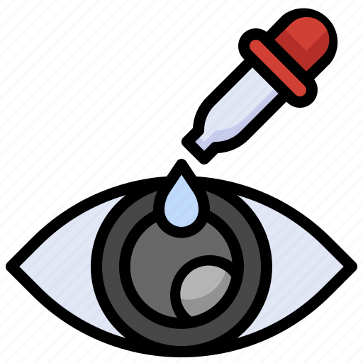 Eye, dropper, healthcare, medical icon - Download on Iconfinder