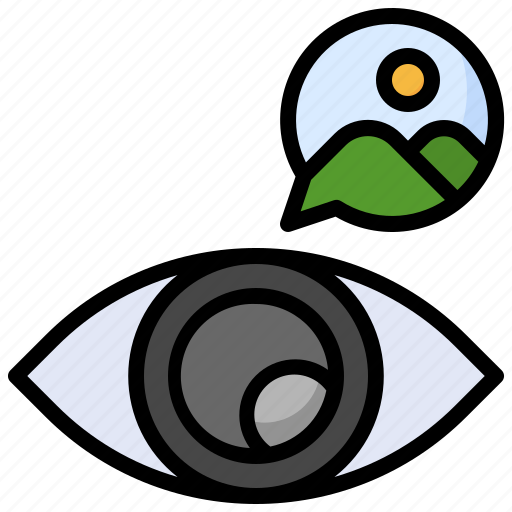 Visualization, healthcare, medical, focus, vision icon - Download on Iconfinder