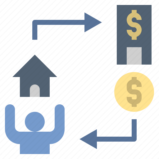 Asset, exchange, mortgage, property, refinance icon - Download on Iconfinder