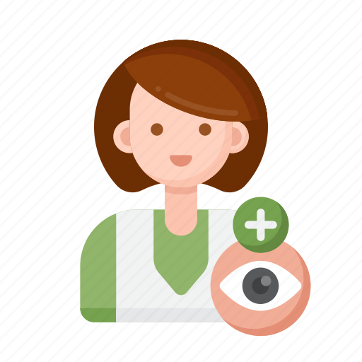 Ophthalmic, nurse, female icon - Download on Iconfinder