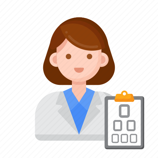 Optometrist, female, woman icon - Download on Iconfinder