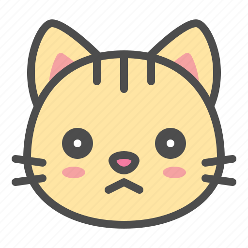 Angry, cat, cute, face, kitten, pet icon - Download on Iconfinder