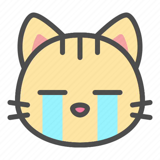 Cat, cry, cute, face, kitten, pet icon - Download on Iconfinder