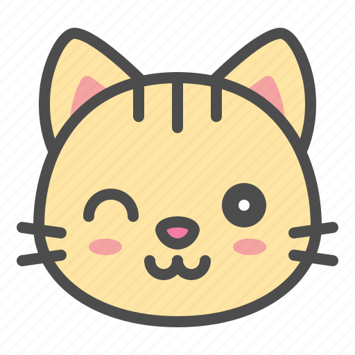 Cat, cute, face, kitten, pet icon - Download on Iconfinder